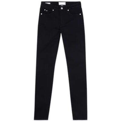 Calvin Klein Donna Jeans Mid Rise Skinny Fit, Nero (Denim Black), 25W/32L Calvin Klein Donna Jeans Mid Rise Skinny Fit, Nero (Denim Black), 25W/32L