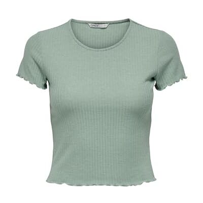 Only Onlemma S/S Short Top Noos Jrs T-Shirt, Giadeite, XS Donna Only Onlemma S/S Short Top Noos Jrs T-Shirt, Giadeite, XS Donna