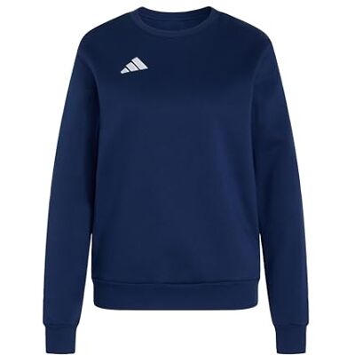 Adidas Donna Entrada26 Sweat Top Sweatshirt, Team Navy Blue 2/White, XS Adidas Donna Entrada26 Sweat Top Sweatshirt, Team Navy Blue 2/White, XS