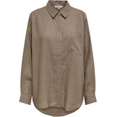 Only Camicia Femminile ONLTOKYO, Brindle, S Only Camicia Femminile ONLTOKYO, Brindle, S