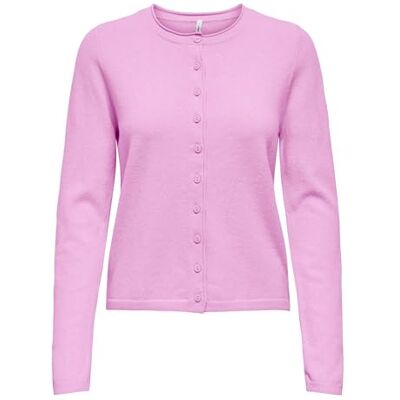 Only Onlloyal Life LS O-Neck Button Cardi Knt, Rosa Super, M Donna, Rosa Super, M Only Onlloyal Life LS O-Neck Button Cardi Knt, Rosa Super, M Donna, Rosa Super, M