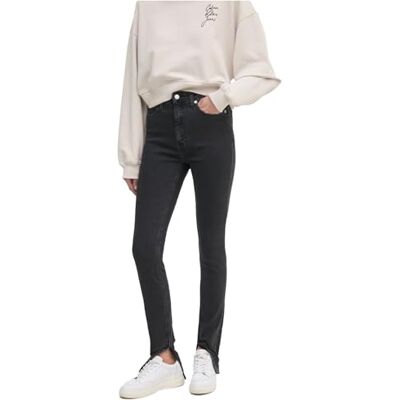 Calvin Klein High Rise Suj20J224485 Skinny, Denim Black, 27W / 34L Donna Calvin Klein High Rise Suj20J224485 Skinny, Denim Black, 27W / 34L Donna