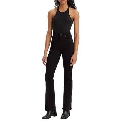 Levis 725 High Rise Bootcut, Jeans Donna, Nero ( Black Sheep ), 25W / 28L Levis 725 High Rise Bootcut, Jeans Donna, Nero ( Black Sheep ), 25W / 28L