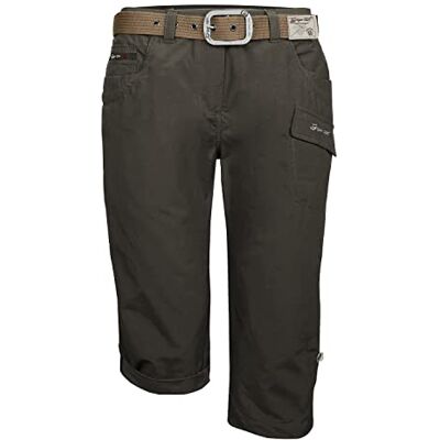 G.I.G.A. DX Pantaloni Capri da Donna Casual con Cintura/Pantaloncini – GS 35 Wmn PNTS, Pietra Scuro, 44, G.I.G.A. DX Pantaloni Capri da Donna Casual con Cintura/Pantaloncini – GS 35 Wmn PNTS, Pietra Scuro, 44,