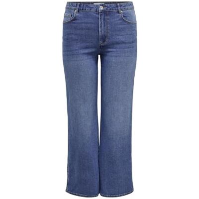 Only Carsnow HW Wide DNM Jeans Pim MBD Noos, Media Blu Denim, 48W x 32L Only Carsnow HW Wide DNM Jeans Pim MBD Noos, Media Blu Denim, 48W x 32L