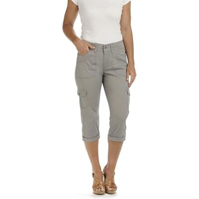 Lee Pantaloni Capri Cargo da Donna con vestibilità Comoda Austyn, 44 Lee Pantaloni Capri Cargo da Donna con vestibilità Comoda Austyn, 44