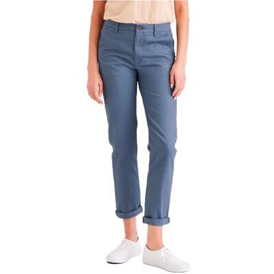 Dockers Weekend Chino Slim, Pantaloni Donna, Vintage Indigo, 24 Lungo Dockers Weekend Chino Slim, Pantaloni Donna, Vintage Indigo, 24 Lungo