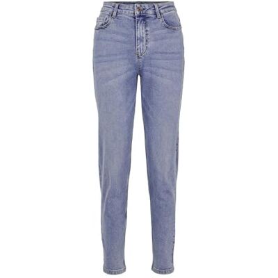 PIECES PCKESIA Mom HW Ank JNS LB142-VI Noos BC, Jeans Donna, Opacity, Dark Blue Denim, Small PIECES PCKESIA Mom HW Ank JNS LB142-VI Noos BC, Jeans Donna, Opacity, Dark Blue Denim, Small