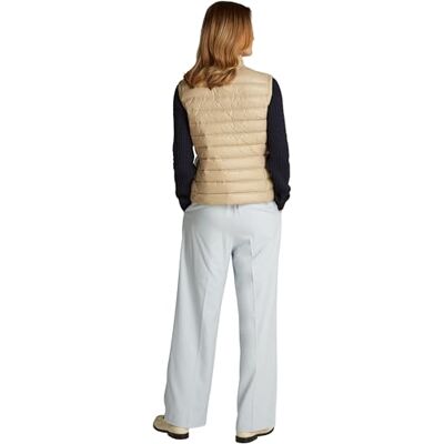 Tommy Hilfiger Donna Gilet con Collo a Lupetto, Beige (Sandalwood), XS Tommy Hilfiger Donna Gilet con Collo a Lupetto, Beige (Sandalwood), XS