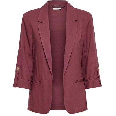 Only Onlgoa 3/4 Unline Linen Bl Blazer CC TLR, Marrone Rosa, 44 Only Onlgoa 3/4 Unline Linen Bl Blazer CC TLR, Marrone Rosa, 44