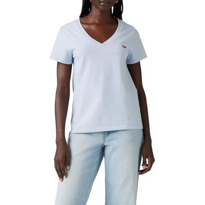 Levis The Perfect V-Neck, T-Shirt Donna, Skyway Cotton, S Levis The Perfect V-Neck, T-Shirt Donna, Skyway Cotton, S