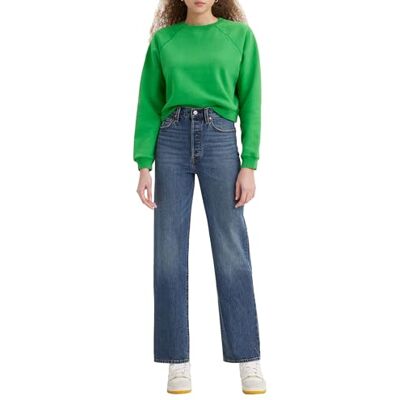 Levis Ribcage Full Length, Jeans Donna, Valley View, 26W / 32L Levis Ribcage Full Length, Jeans Donna, Valley View, 26W / 32L