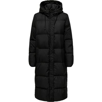 Only Onlalice Down Coat OTW Piumino da donna, Nero, L Only Onlalice Down Coat OTW Piumino da donna, Nero, L