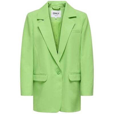 Only Onllana-berry L/S Ovs Blazer Tlr Noos, Blazer Donna, Verde Summer Green, 42 Only Onllana-berry L/S Ovs Blazer Tlr Noos, Blazer Donna, Verde Summer Green, 42