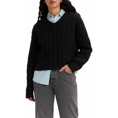 Levis Rae Sweater, Maglione da Donna, Caviar, Levis Rae Sweater, Maglione da Donna, Caviar,