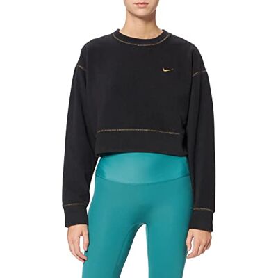 Nike Iconclash Therma Top GD Felpa Black/Metallic Gold XS Nike Iconclash Therma Top GD Felpa Black/Metallic Gold XS