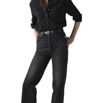 Levis Ribcage Straight Ankle Jeans, NAN, 27W / 29L Donna Levis Ribcage Straight Ankle Jeans, NAN, 27W / 29L Donna