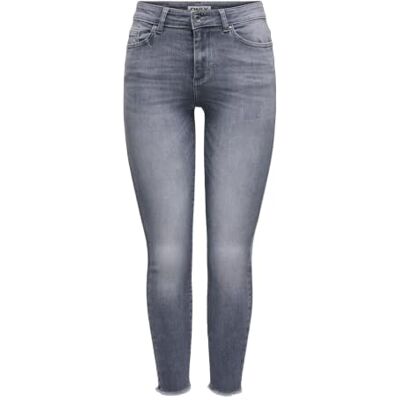 Only Onlblush Mid Skin Ank RW DNM Tai270 Noos, Denim Grigio Medio, (S) W x 32L Only Onlblush Mid Skin Ank RW DNM Tai270 Noos, Denim Grigio Medio, (S) W x 32L