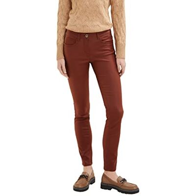 TOM TAILOR Le signore Alexa Skinny Jeans Coated , 18607 Spicy Chocolate, 32W / 30L TOM TAILOR Le signore Alexa Skinny Jeans Coated , 18607 Spicy Chocolate, 32W / 30L