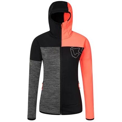 Rock Experience Kobra Hoodie FZ Woman Fleece Maglia Lunga Donna Rock Experience Kobra Hoodie FZ Woman Fleece Maglia Lunga Donna