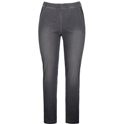 Ulla Popken Jeggings Sienna, da Donna, Taglie Forti, Elasticizzati, Jersey , Grigio Chiaro mélange, 72 Ulla Popken Jeggings Sienna, da Donna, Taglie Forti, Elasticizzati, Jersey , Grigio Chiaro mélange, 72