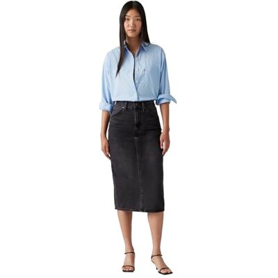 Levis Gonna da Donna High Rise Back Slit, Wandering Spirit Cle, 29W Levis Gonna da Donna High Rise Back Slit, Wandering Spirit Cle, 29W