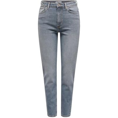 Only Onlemily HW Stretch Ank DNM Cro787 Noos, Special Blue Grey Denim, 27W x 34L Only Onlemily HW Stretch Ank DNM Cro787 Noos, Special Blue Grey Denim, 27W x 34L