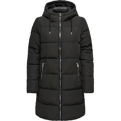 Only Cappotto trapuntato da donna ONLDOLLY, Nero (Black), L Only Cappotto trapuntato da donna ONLDOLLY, Nero (Black), L