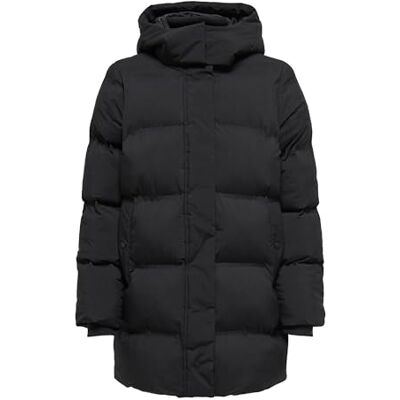 Only Midi Puffer Coat Otw Onljosie-Cappotto per tampone Medio, Nero, L Donna Only Midi Puffer Coat Otw Onljosie-Cappotto per tampone Medio, Nero, L Donna