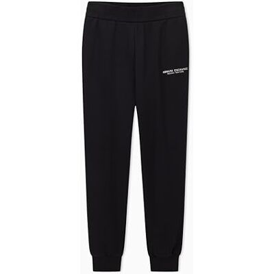 Armani Pantaloni da Donna con Logo Milano-New York, Colore Nero, M, Nero, M Armani Pantaloni da Donna con Logo Milano-New York, Colore Nero, M, Nero, M