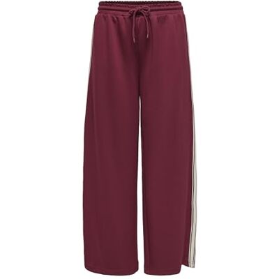 Only Onlasta Wide Stripe Pants Swt, Cabernet, XL Only Onlasta Wide Stripe Pants Swt, Cabernet, XL