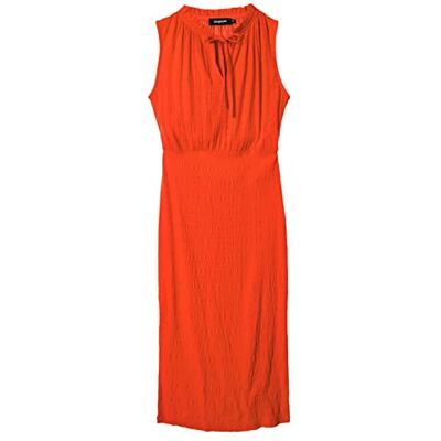 Desigual Abito Casual da Donna, Colore: Arancione., L Desigual Abito Casual da Donna, Colore: Arancione., L