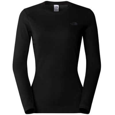 The North Face W Easy L/S Crew Neck Collant, Donna, Tnf Black, S The North Face W Easy L/S Crew Neck Collant, Donna, Tnf Black, S