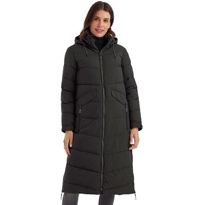 Killtec Women's CappottoGiacca Donna Invernale in Look Piumino con Cappuccio KOW 62 WMN QLTD CT, Black, 38, Killtec Women's CappottoGiacca Donna Invernale in Look Piumino con Cappuccio KOW 62 WMN QLTD CT, Black, 38,