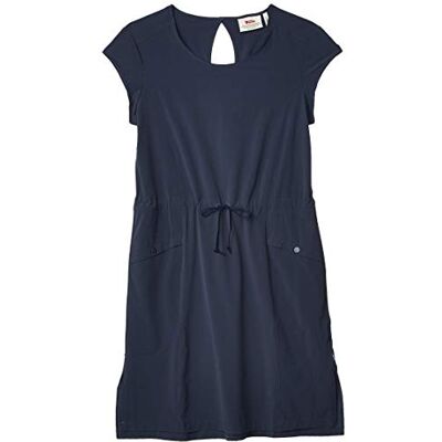 Fjällräven High Coast Lite Dress W, Vestito, Donna, Blu (Navy), M Fjällräven High Coast Lite Dress W, Vestito, Donna, Blu (Navy), M