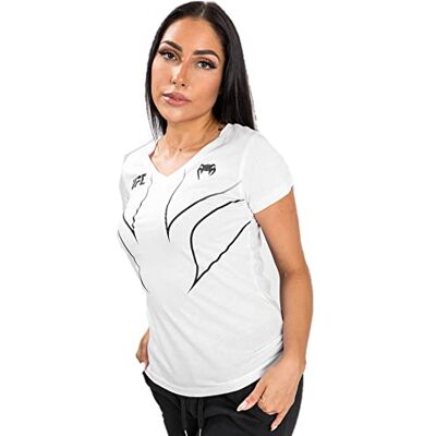 VENUM UFC Fight Night 2.0 Replica Maglietta da Donna T-Shirt, Bianco, XS VENUM UFC Fight Night 2.0 Replica Maglietta da Donna T-Shirt, Bianco, XS