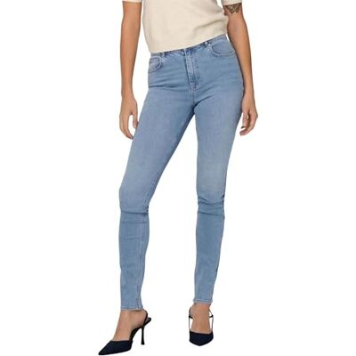 Only Onldruna Hw Skinny Dnm Pimbox, Jeans Donna, Denim Light Medium, 26W / 30L Only Onldruna Hw Skinny Dnm Pimbox, Jeans Donna, Denim Light Medium, 26W / 30L