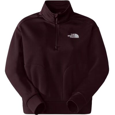 The North Face Reaxion Fleece 1/4 Zip EU Pullover da Donna Beetroot Dark Heather/A L The North Face Reaxion Fleece 1/4 Zip EU Pullover da Donna Beetroot Dark Heather/A L