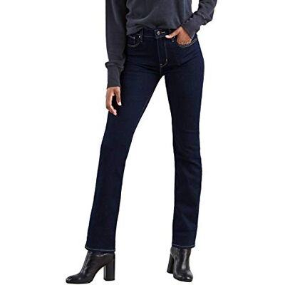 Levis 724 High Rise Straight, Jeans Donna, To The Nine, 28W / 30L Levis 724 High Rise Straight, Jeans Donna, To The Nine, 28W / 30L