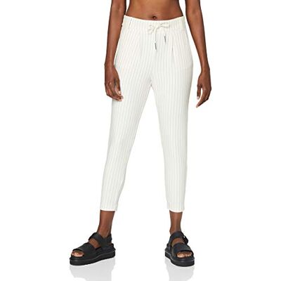 Only Poptrash Trousers, Pantaloni Donna, Cloud Dancer, M / 32L Only Poptrash Trousers, Pantaloni Donna, Cloud Dancer, M / 32L