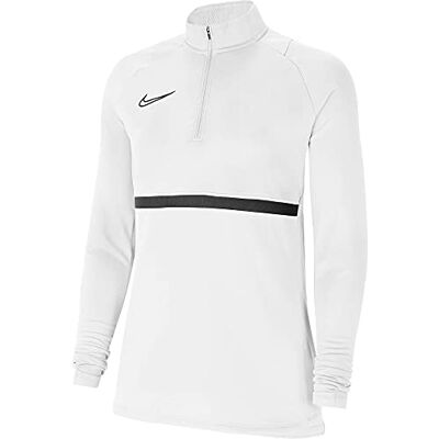 Nike Academy 21 Drill Top Felpa da Donna, Donna, , Bianco/Nero/Nero/Nero, XL Nike Academy 21 Drill Top Felpa da Donna, Donna, , Bianco/Nero/Nero/Nero, XL