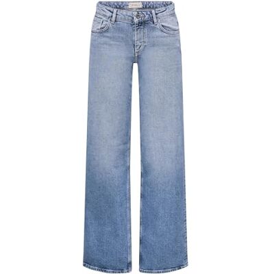 Only Onljuicy LW Wide Leg DNM Rea365 Noos Jeans Elasticizzati, Light Blue Denim, 31W x 32L Donna Only Onljuicy LW Wide Leg DNM Rea365 Noos Jeans Elasticizzati, Light Blue Denim, 31W x 32L Donna