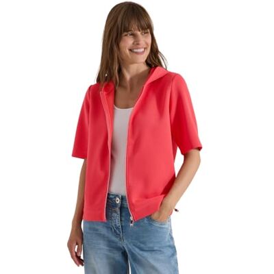 Cecil Felpa con Cappuccio con Coulisse Laterale, Coral XXL Cecil Felpa con Cappuccio con Coulisse Laterale, Coral XXL