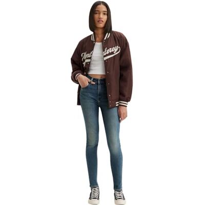 Levis 721 High Rise Skinny, Jeans Donna, Colour 0766, 26W / 32L Levis 721 High Rise Skinny, Jeans Donna, Colour 0766, 26W / 32L