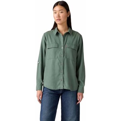 Levis Doreen Utility Maglietta Verde, Foresta oscura, S Levis Doreen Utility Maglietta Verde, Foresta oscura, S