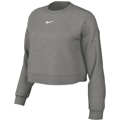 Nike Top W NSW Phnx FLC OOS Crew, Dk Grey Heather/Sail, , 2XL Nike Top W NSW Phnx FLC OOS Crew, Dk Grey Heather/Sail, , 2XL