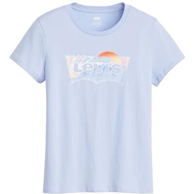 Levis The Perfect Tee, T-Shirt Donna, Wave Bw Fill Kentuck, XXS Levis The Perfect Tee, T-Shirt Donna, Wave Bw Fill Kentuck, XXS
