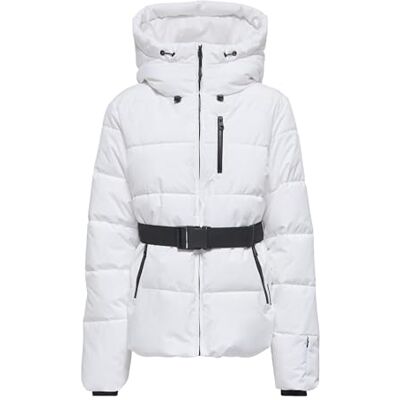 Only Onlharper Life Belted Premium Jacket Otw, Bianco Brillante, S, Bianco, S Only Onlharper Life Belted Premium Jacket Otw, Bianco Brillante, S, Bianco, S
