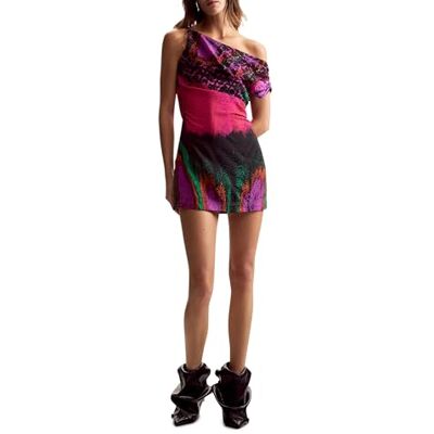 Desigual Abito Senza Maniche della Collezione Donna, Rosa Scuro, XS Desigual Abito Senza Maniche della Collezione Donna, Rosa Scuro, XS