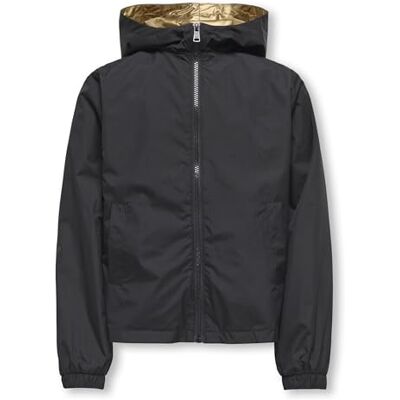 Only Kogfry Hood Jacket Cs OTW Noos, nero, Numeric_128, Nero, numeric_128 Only Kogfry Hood Jacket Cs OTW Noos, nero, Numeric_128, Nero, numeric_128